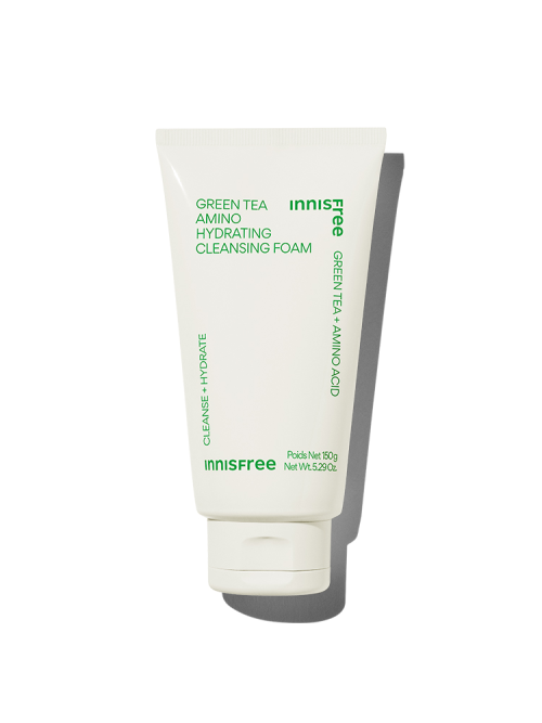 Innisfree Green Tea Amino Hydrating Cleansing Foam 150g limpiador facial hidratante
